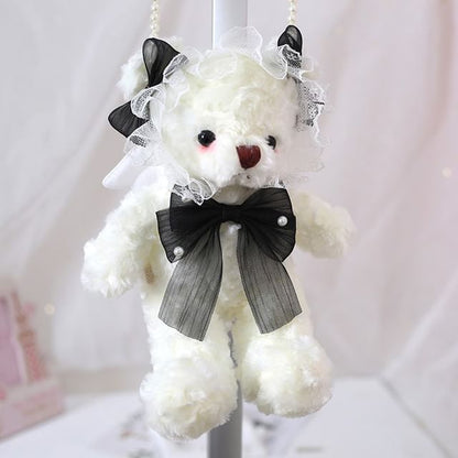 Plush Teddy Crossbody Bag