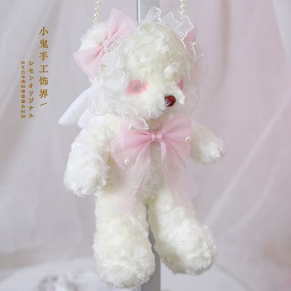 Plush Teddy Crossbody Bag
