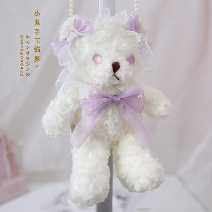 Plush Teddy Crossbody Bag