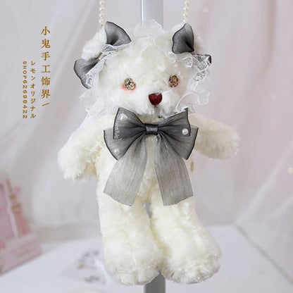 Plush Teddy Crossbody Bag
