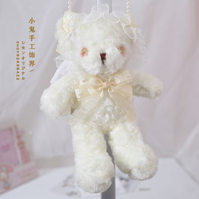 Plush Teddy Crossbody Bag