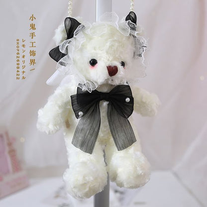 Plush Teddy Crossbody Bag