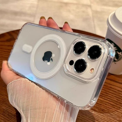 Magnetic Transparent Phone with MagSafe) Case (Compatible