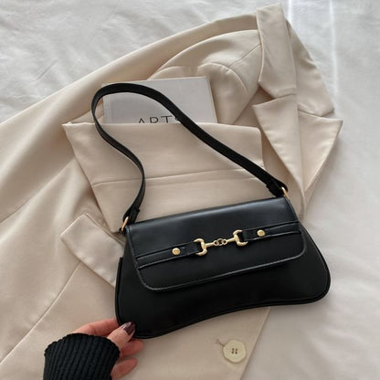 Leopard Print Flap Shoulder Bag