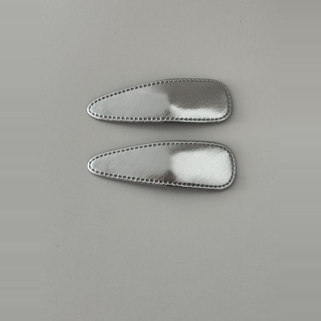 Hair Clip Set Geometric Alloy