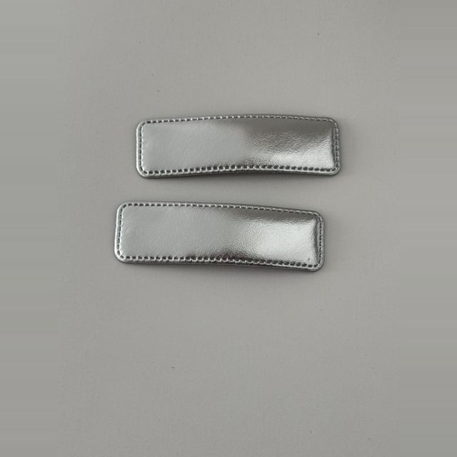 Hair Clip Set Geometric Alloy