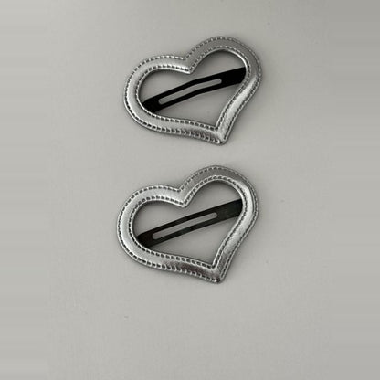 Hair Clip Set Geometric Alloy