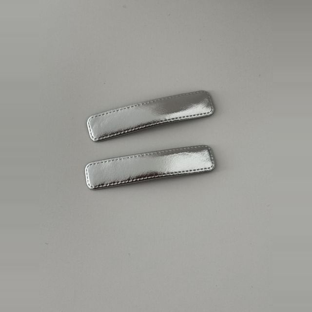 Hair Clip Set Geometric Alloy