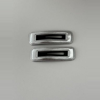 Hair Clip Set Geometric Alloy