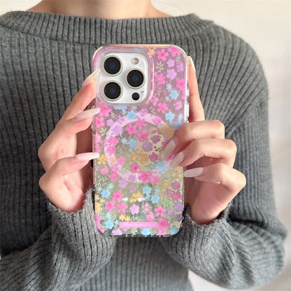 Floral (Compatible Print Case Phone Magnetic with MagSafe)