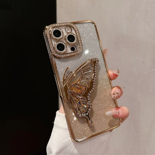 Phone Case Butterfly Stand Embellished