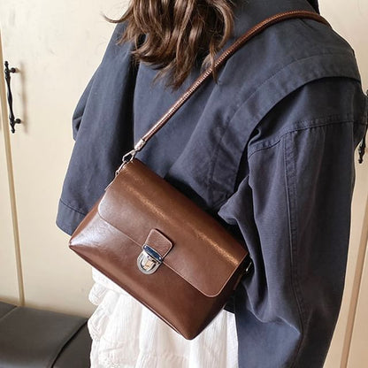Flap Buckle Shoulder Bag