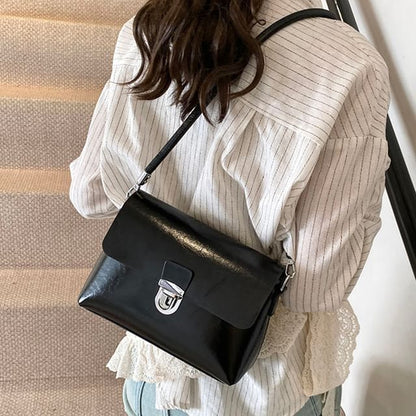 Flap Buckle Shoulder Bag