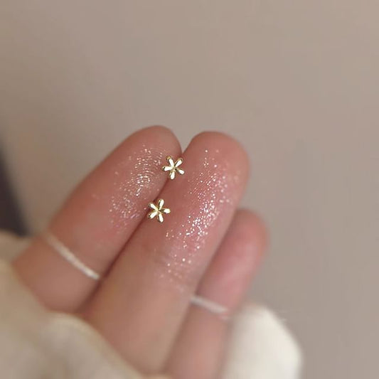 Alloy Earring Floral Stud