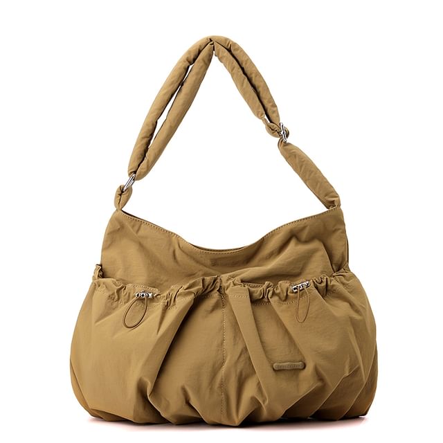 Plain Drawstring Shoulder Bag