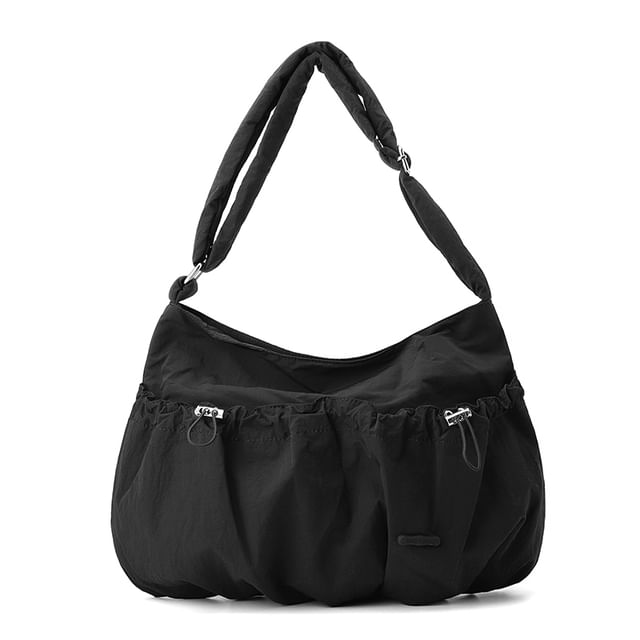 Plain Drawstring Shoulder Bag