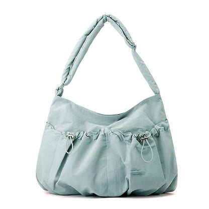 Plain Drawstring Shoulder Bag