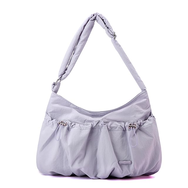Plain Drawstring Shoulder Bag