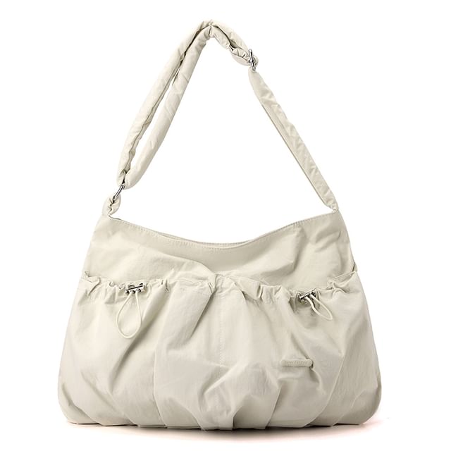 Plain Drawstring Shoulder Bag