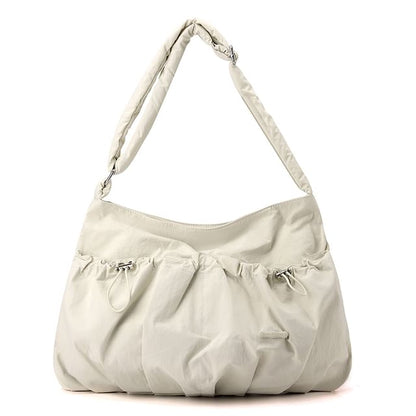 Plain Drawstring Shoulder Bag