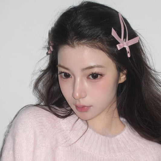 Ribbon Hair Set Clip