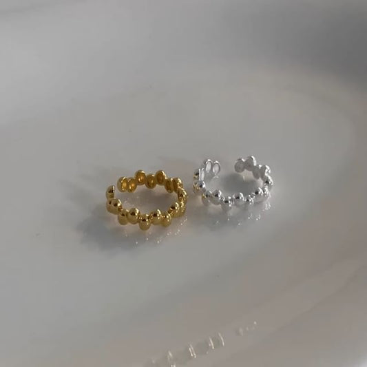 Ring 925 Sterling Silver Open Glossy