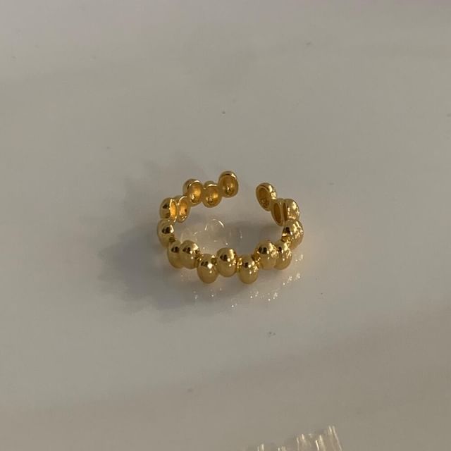 Ring 925 Sterling Silver Open Glossy