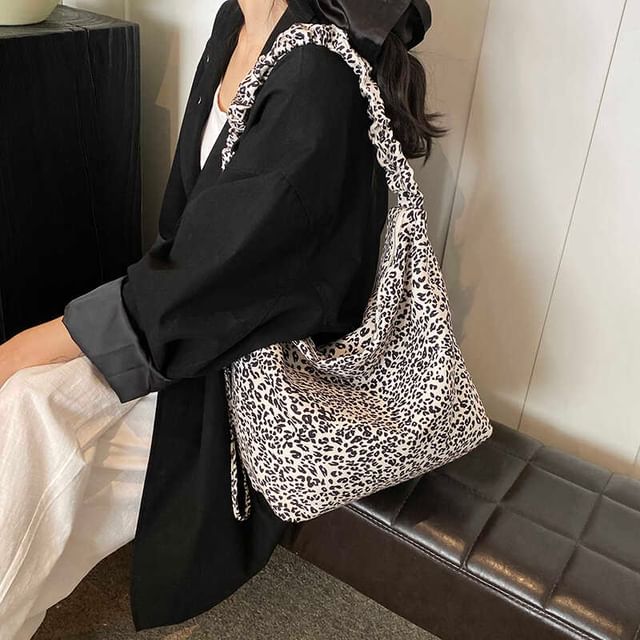 Leopard Print Shoulder Bag