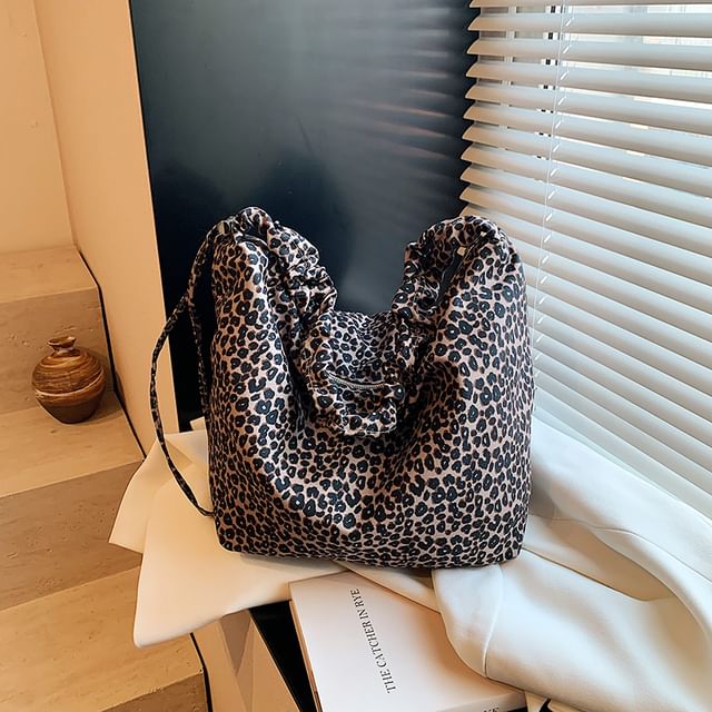 Leopard Print Shoulder Bag