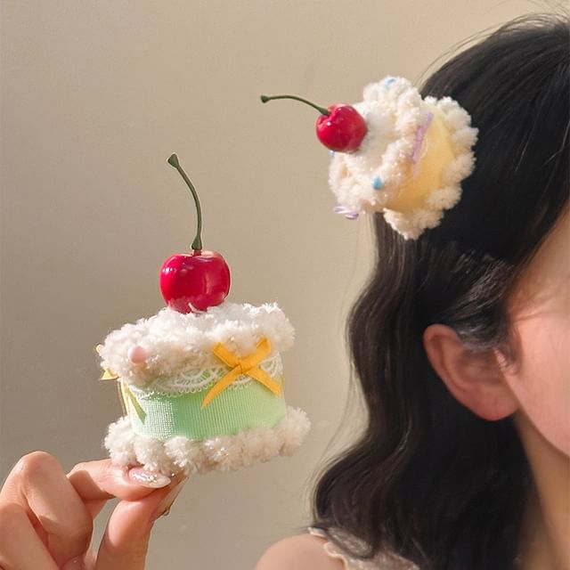 Hair Cake Clip Cherry