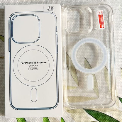 with (Compatible MagSafe) Case Phone Magnetic Transparent