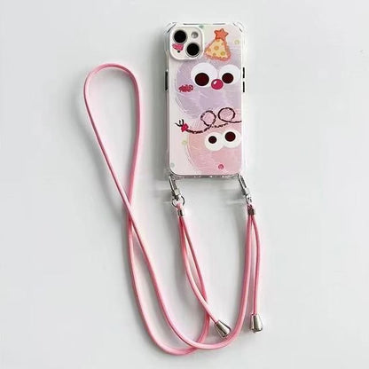 Set Cartoon / Lanyard Phone Case
