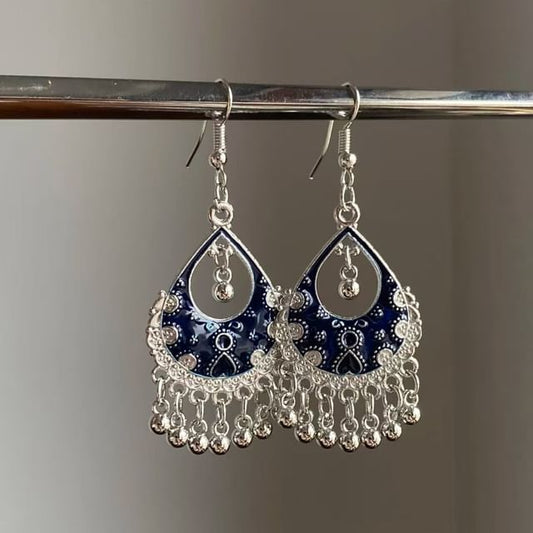 Chandelier Alloy Earring Fringed