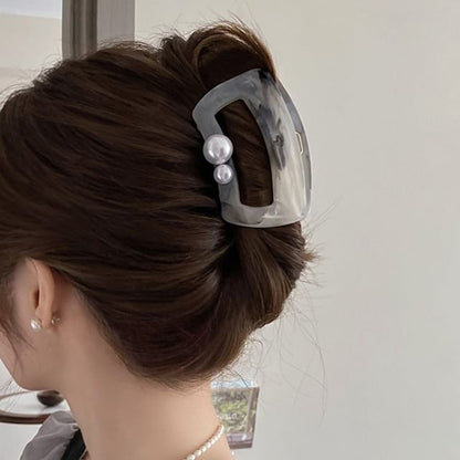 Claw Pearl Hair Acrylic Faux