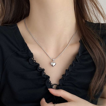 Necklace Heart Alloy Pendant