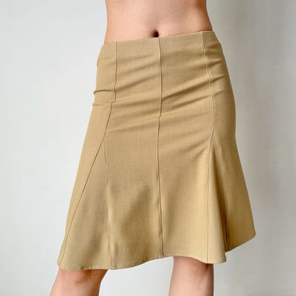 Plain High Rise Mini A-Line Skirt