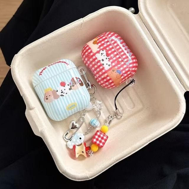 Plaid AirPods Apple Skin Earphone Case Pro Dog /