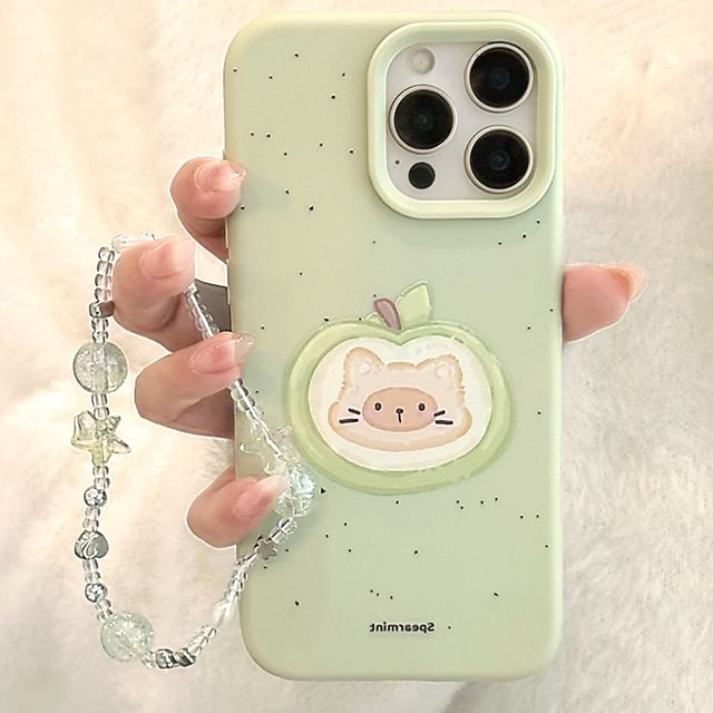 Cat Strap Bead Set Phone Case / Print