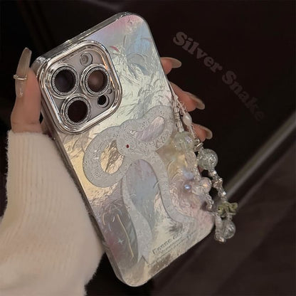 Set Phone / Bead Snake Strap Case Print