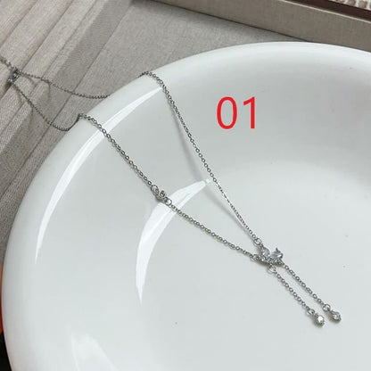 Necklace Butterfly Lariat