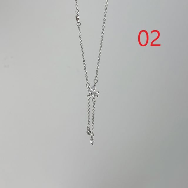 Necklace Butterfly Lariat