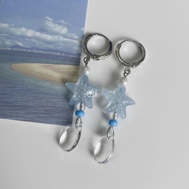 Star Earring Alloy Dangle