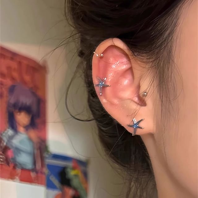 Stud Starfish Earring
