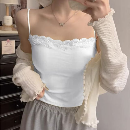 Lace Trim Camisole Top