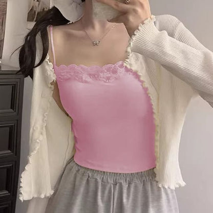 Lace Trim Camisole Top