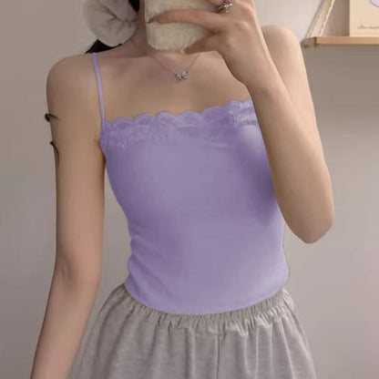 Lace Trim Camisole Top