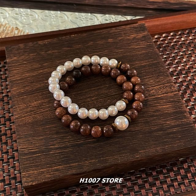 Faux Gemstone / Faux Pearl Bracelet (Various Designs)