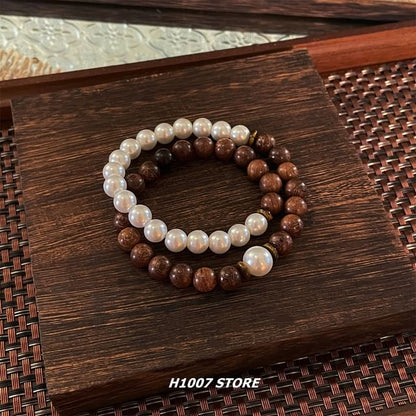 Faux Gemstone / Faux Pearl Bracelet (Various Designs)