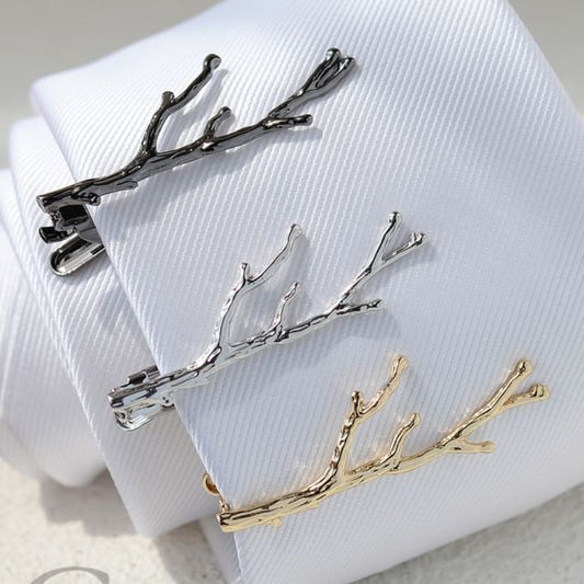 Branches Alloy Tie Clip