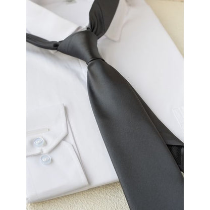 Plain Pretied Neck Tie